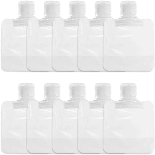 10-Pack Travel Squeeze Pouches