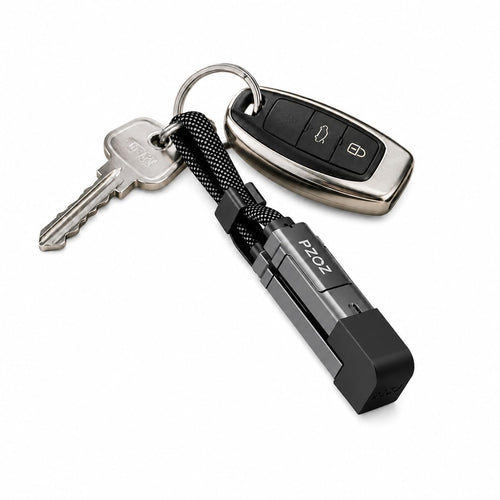 PZOZ 4-in-1 Keychain Fast-Charging Cable