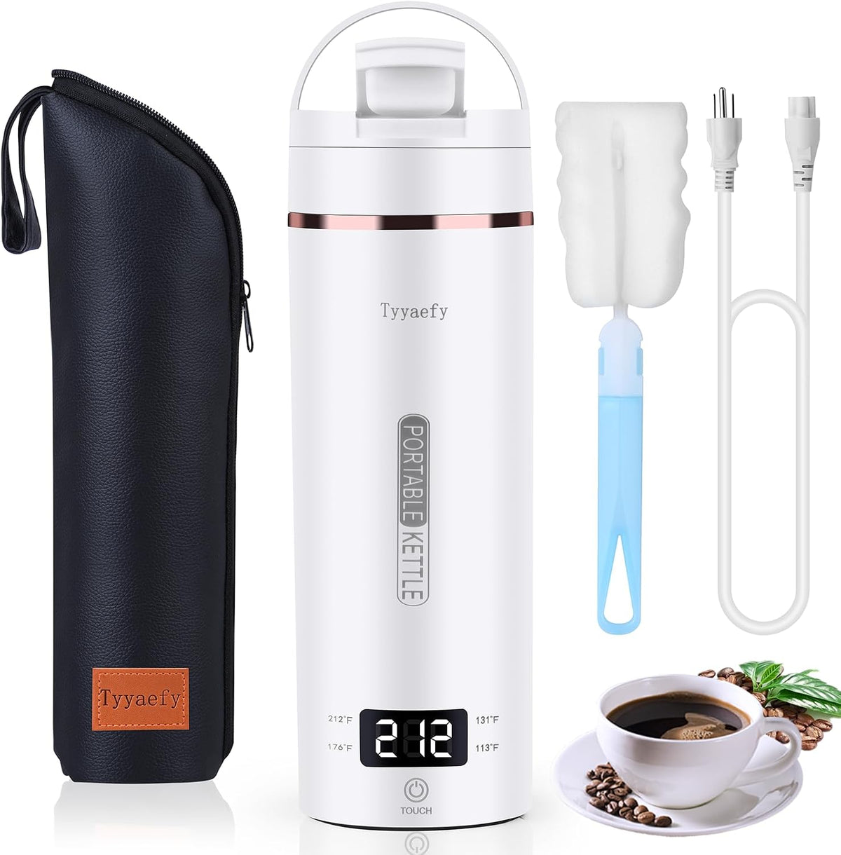Portable Electric Kettle with Travel Bag